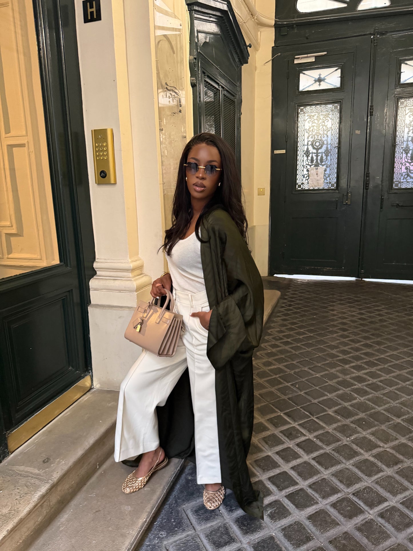 KIMONO AÏCHA VERT INTENSE