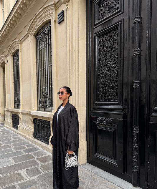 KIMONO AÏCHA NOIR INTENSE