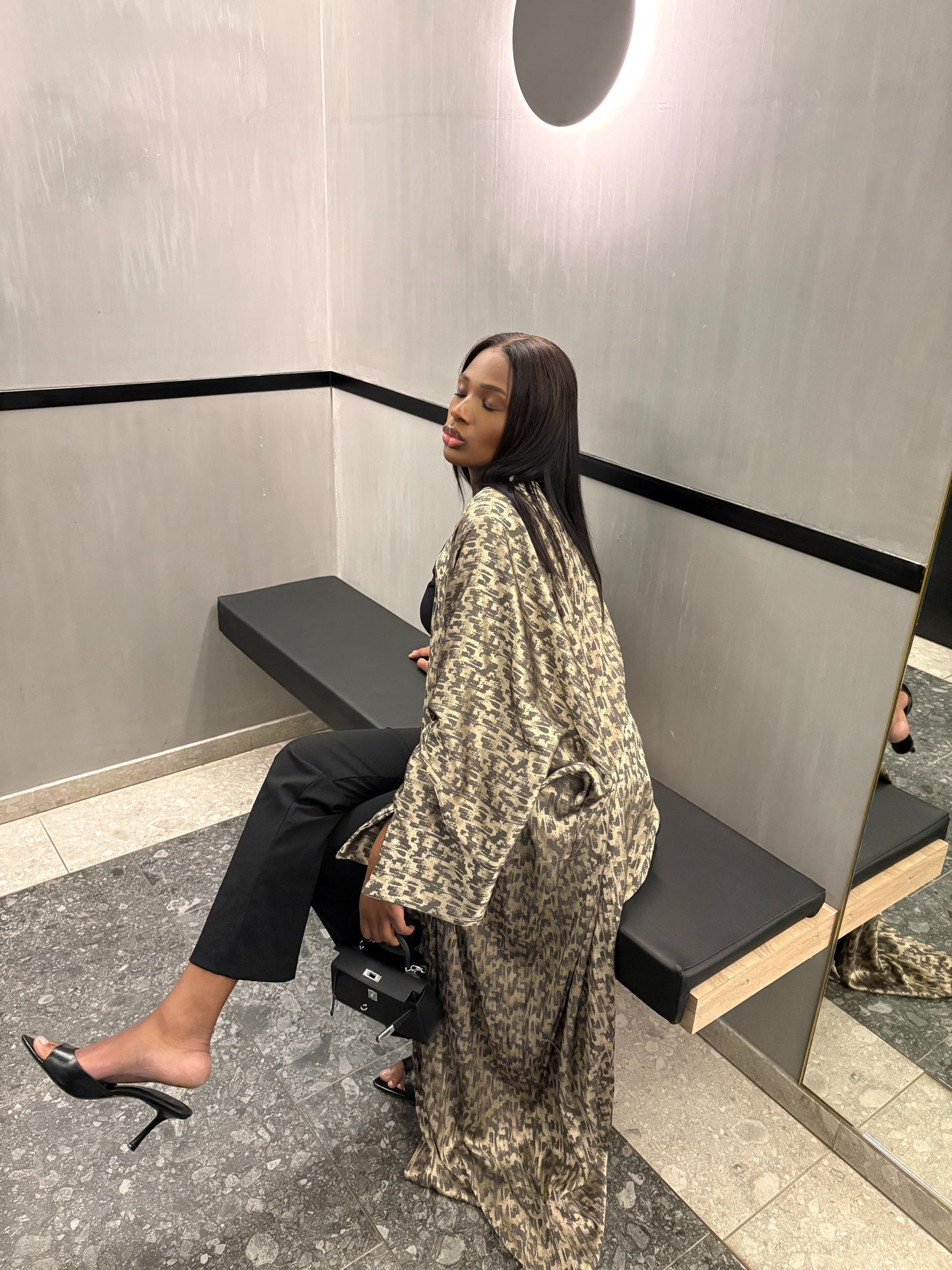 KIMONO AÏCHA BLACK & GOLD