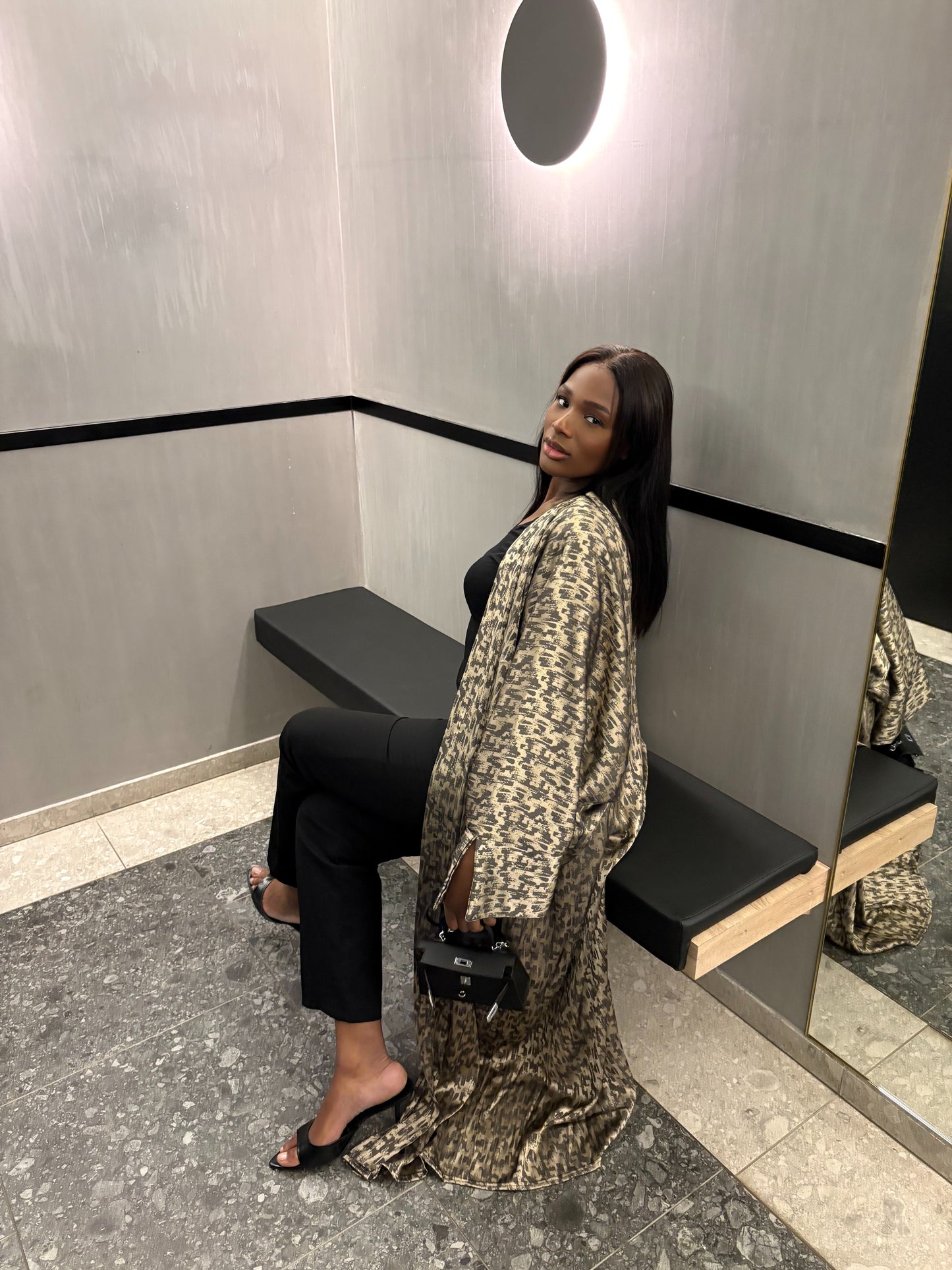 KIMONO AÏCHA BLACK & GOLD