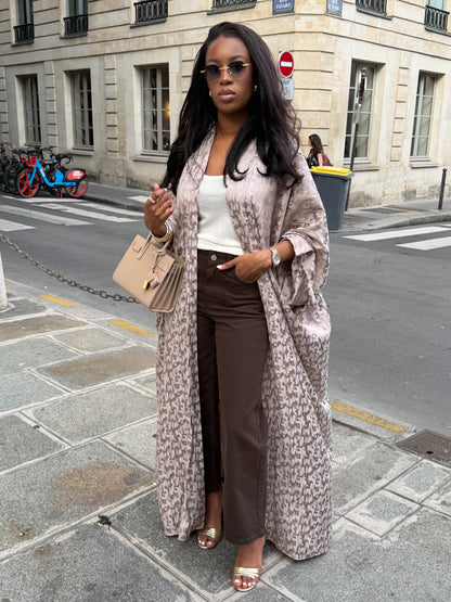 KIMONO AÏCHA TAUPE NUDE