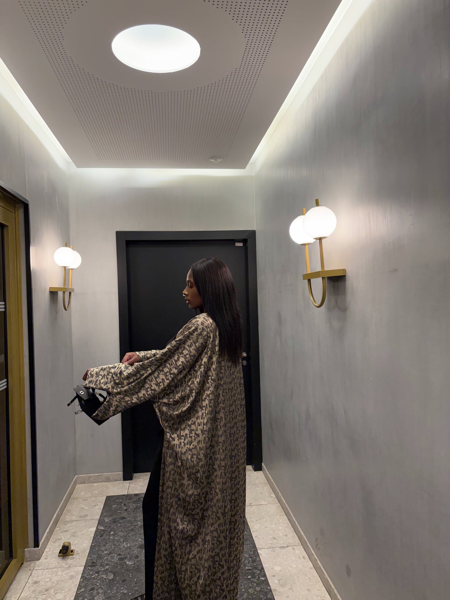 KIMONO AÏCHA BLACK & GOLD