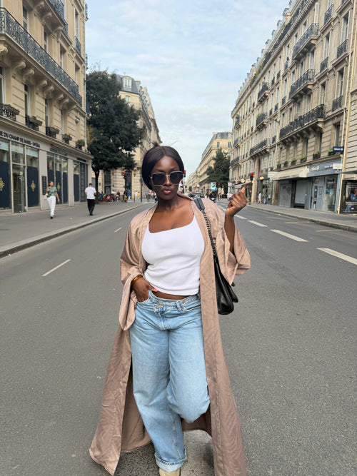KIMONO AÏCHA TAUPE