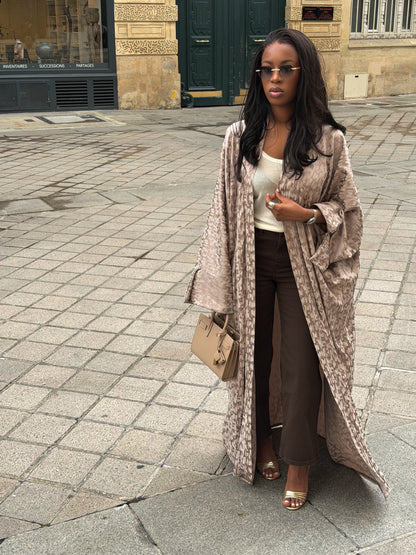 KIMONO AÏCHA TAUPE NUDE